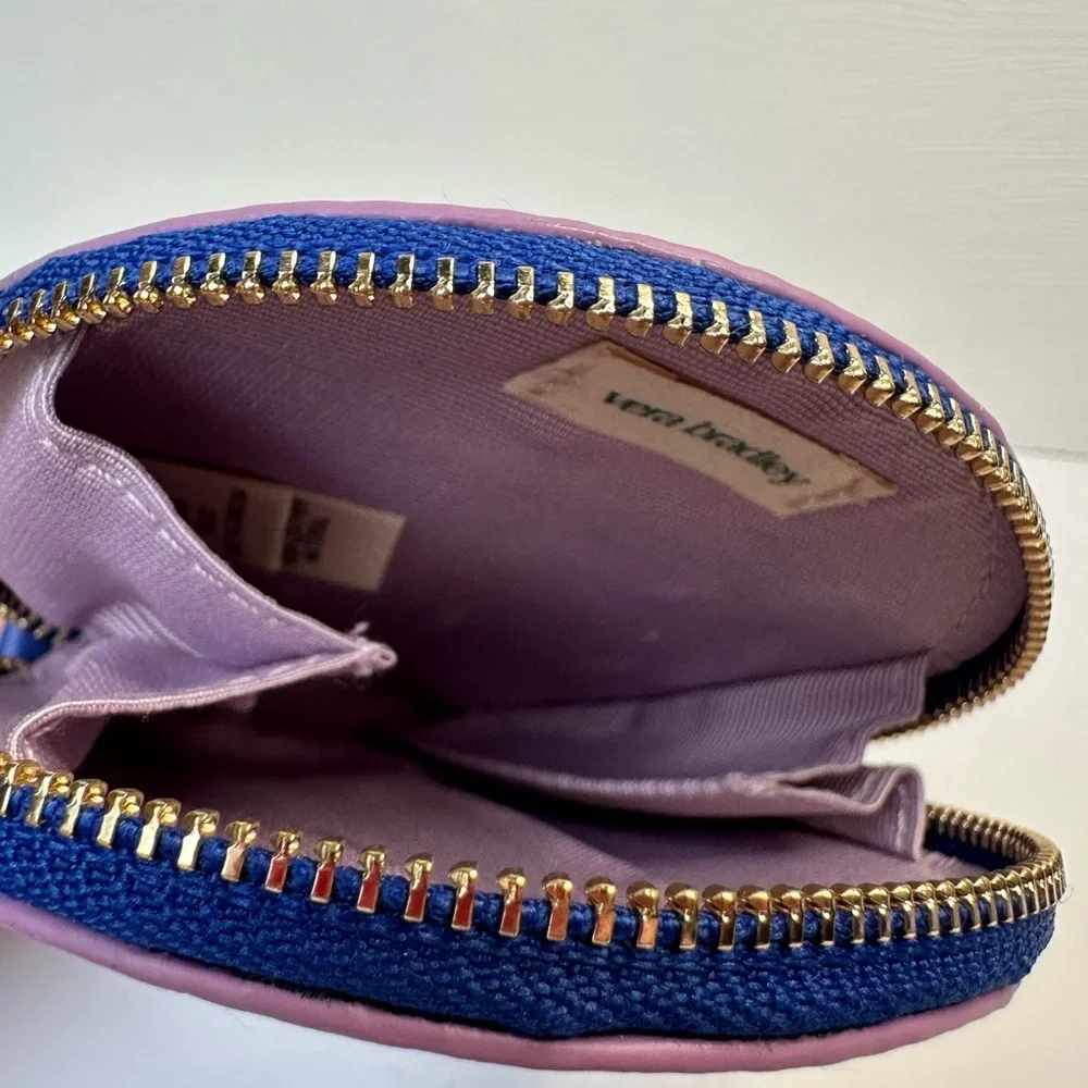 Vera Bradley ultramarine Round Zip Pouch NWT